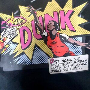 Nike Men's Air Jordan Brand Dunk Tee XS BLack/Multi FZ1939 New MSRP $38